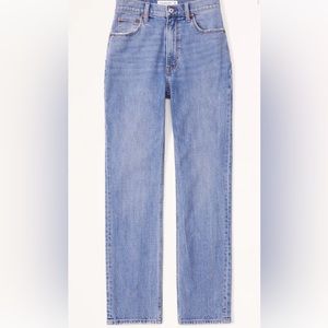 Abercrombie and Fitch Ankle Straight Ultra High Rise Jeans